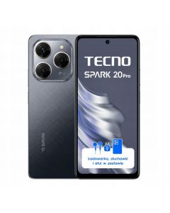 Smartfon TECNO Spark 20 Pro 8/256 GB Moonlit Black